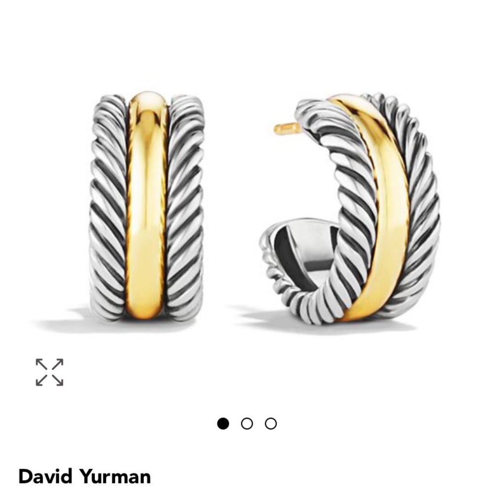 David Yurman cable hoops